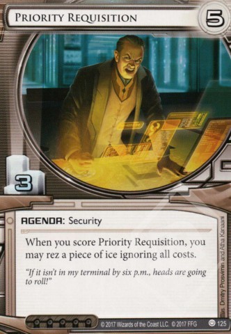 Priority Requisition